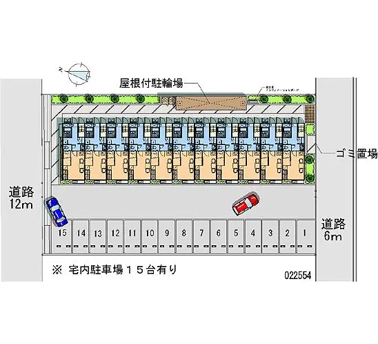 ★手数料０円★比企郡滑川町月の輪４丁目　月極駐車場（LP）